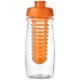 Bidon H2O Pulse® o pojemności 600 ml z wieczkiem zaciskowym zmożliwością przyrządzania wody smakowej