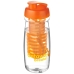 Bidon H2O Pulse® o pojemności 600 ml z wieczkiem zaciskowym zmożliwością przyrządzania wody smakowej