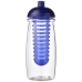Bidon H2O Pulse® o pojemności 600 ml z wypukłym wieczkiem z możliwościąprzyrządzania wody smakowej