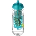 Bidon H2O Pulse® o pojemności 600 ml z wypukłym wieczkiem z możliwościąprzyrządzania wody smakowej