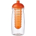 Bidon H2O Pulse® o pojemności 600 ml z wypukłym wieczkiem z możliwościąprzyrządzania wody smakowej
