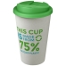 Kubek Americano® Eco z recyklingu o pojemności 350 ml z pokrywą odporną na zalanie