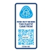 H2O Eco Base 650 ml screw cap water bottle