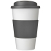 Americano® 350 ml tumbler with grip & spill-proof lid