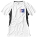 Damski T-shirt Quebec z krótkim rękawem z tkaniny Cool Fit odprowadzającej wilgoć