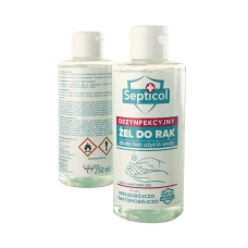 Żel antybakteryjny 250ml Septicol, kolor zielony