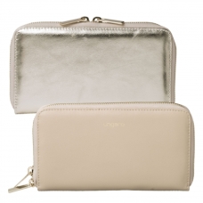 Portmonetka Ungaro Sienna Nude - Gold, kolor czarny    				                