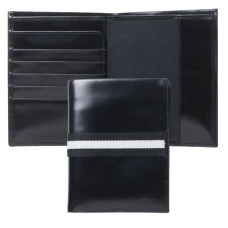 Portfel - etui podróżne Ungaro Liscia, kolor czarny    				                