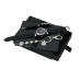 Zestaw Ungaro brelok Goccia + zegarek Diadema Black + długopis Goccia, kolor czarny    				                