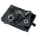 Zestaw Ungaro pendrive i zegarek seria Diadema Black + długopis Goccia, kolor czarny    				                