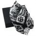 Zestaw Ungaro apaszka Goccia + zegarek Diadema Black, kolor czarny    				                