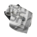 Zestaw Ungaro pendrive 4GB + apaszka seria Monogramma Mini Grey/White, kolor szary    				                