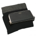 Zestaw Ungaro portmonetka + szal seria Sienna Black - Gold, kolor czarny    				                