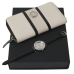 Zestaw Ungaro portmonetka Pitone Cream + zegarek Gemma, kolor biały    				                