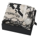 Zestaw apaszka Ungaro Pitone Cream + zegarek Gemma, kolor czarny    				                