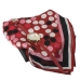 Zestaw Ungaro apaszka + zegarek seria Confetti Red, kolor bordowy    				                